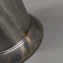 Stain Nickel Toilet Brush and Holder，Extra Long Handled Toilet Brush for Bathroom，Stainless Steel Heavy Duty Toilet Bowl Brush,Deep Cleaning Modern Toilet Cleaner Brush Space Saving, Covered Brush