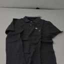 Nautica Men's Short Sleeve Solid Cotton Pique Polo Shirt (Large, Charcoal Heather)