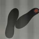 Carbon Fiber Insole 1 Pair, Rigid Thin Foot Plate Shoe Insert for Men Women, Support Turf Toe, Foot Fractures, Morton's Toe, Morton Extension, Hallux Rigidus and Limitus - Alternative to Post Op Shoe (Black-1 1 Pair (Left + Right))