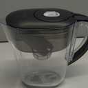 Brita Small 6 Cup Water Filter Pitcher, 1 Brita Plus Filter, Metro, Black 