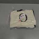 Initial Canvas Tote Bag for Women, Personalized Monogrammed Tote Bags with Makeup Gift Bag for Wedding Bridesmaids Birthday