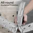 for Google Pixel 9 Pro Fold Case with S Pen Holder & Stylus Pen,Hard PC Shockproof Cover with Magnetic Hinge Protection and Kickstand & Built-in Screen Protector for Pixel Fold 2 2024(Silver)