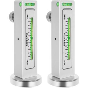 Ziopetru 2 Pack Adjustable Magnetic Gauge Tool, Wheel Camber, Caster Pillar and Wheel Alignment Tools for Automotive Truck RV Tire Repair