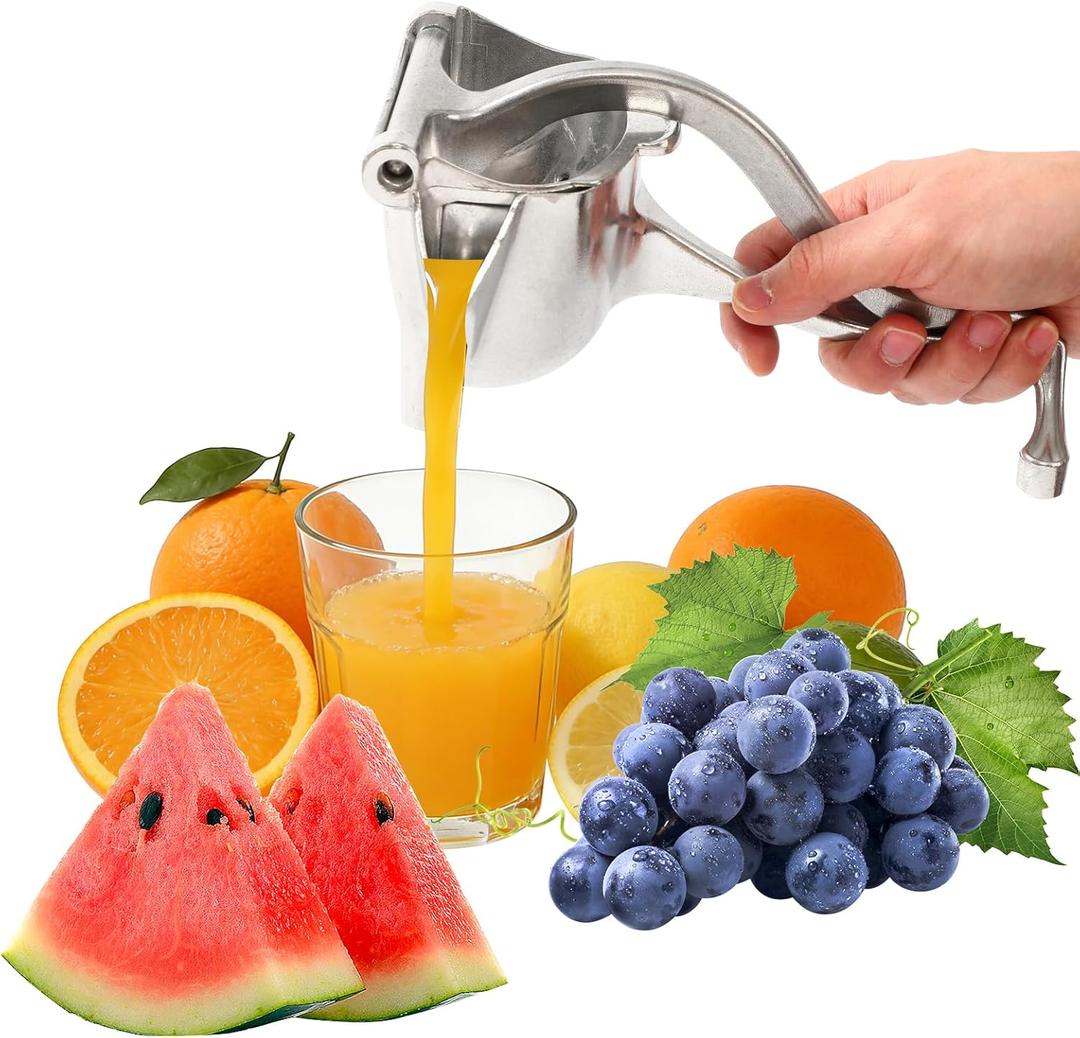 Aluminum Alloy Fresh Fruit Juice Extractor,Hand Juicer Squeezer,Squeezer Citrus Juicer,Easy to Use & Clean,Non-Slip Ergonomic Grip,for Citrus