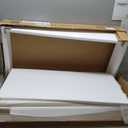 Bathroom Wall Cabinet, Farmhouse Medicine Cabinet with Adjustable Shelves and Barn Doors, Large Wall Mounted Over the Toilet Storage Cabinet for Bathroom, Laundry Room, Kitchen, Rustic White and Black