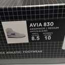 Avia 830 Men's Basketball Shoes, Retro High Top Sneakers for Men Indoor or Outdoor, Street or Court Size 7 to 16 (White/Silver Grey/Dark Grey)