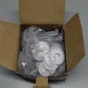 1/2" x 3" Lag Bolts (25 Pcs) Lag Screws for Wood, Hot Dip Galvanized, Hex Head with Washers