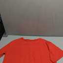 Fisoew Women's Oversized Crop Tops Workout Short Sleeve T Shirts Summer Casual Loose Fit Basic Tee Shirts XL