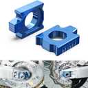 NICECNC Blue Rear Chain Tensioner Adjuster Set Aluminum Compatible with Yamaha YZ250 YZ125 2002-21 YZ250F 2002-08 YZ450F 2003-08 YZ125X 2017-21 YZ250X YZ450FX 2016-21 YZ250FX 2015-21,See fitment