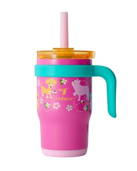 Reduce 14oz Coldee Vacuum Insulated Stainless Steel Straw Tumbler