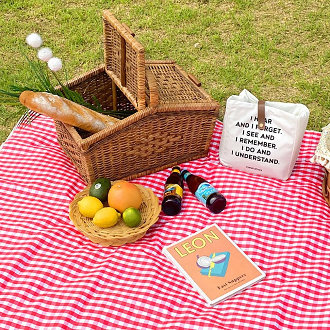 Cute Gingham Picnic Blanket, Waterproof Foldable, in Large 80x60in and Extra Large 80x80in, Portable Compact Beach Blanket, Oversized XL Outdoor Mat (Red, Large) Cute Gingham Picnic Blanket, Waterproof Foldable, in Large 80x60in and Extra Large 80x80in, Portable Compact Beach Blanket, Oversized XL Outdoor Mat (Red, Large)