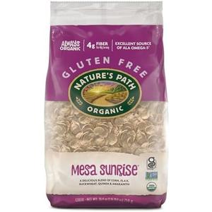 Nature's Path Organic Mesa Sunrise Cereal, 26.4 oz (Pack of 6), Flax Seeds, Quinoa, Amaranth, Gluten Free, Earth Friendly Packaging, BBD April 23, 2026