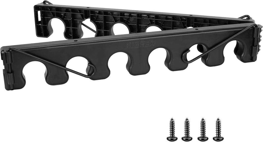 Hikeen Baseball Bat Rack Dugout Organizer Bat Holder for Storage 12 Bats, Foldable