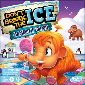 Hasbro Gaming Dont Break The Ice Mammoth Edition Board Game | Ages 3 and Up | 2 to 4 Players | Preschool and Kids Games