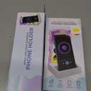 2 x Wavy LED light & Mirror Phone Holder