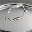 Tramontina Signature Tri-Ply Clad Stainless Steel 2-Quart Sauce Pan with Lid, Induction-Ready, Dishwasher-Safe, NSF-Certified, Made in Brazil