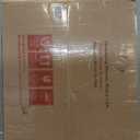 28x32 Silver Bathroom Mirror for Wall, Brushed Metal Framed Bathroom Vanity Mirror, Modern Rounded Corner Rectangle Mirror, Anti-Rust (Horizontal/Vertical)