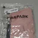 PINSPARK Running Shorts for Women Quick Dry High Waisted Athletic Short 2 in 1 Workout Gym Shorts with Zipper Pockets (Medium, Pink)