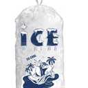FireKylin 50 Pack Ice Bags 5 lb, Heavy-Duty Ice Bags with Drawstring(2 Mils Thickness)