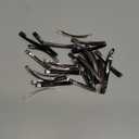 30 Pieces Open Center Metal Barrettes Anti-slip Metal Hair Clip for Women, Assorted Colors