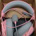 Razer BlackShark V2 X Gaming Headset: 7.1 Surround Sound  50mm Drivers  Memory Foam Cushions  for PC, PS4, PS5, Switch  3.5mm Audio Jack  Quartz Pink