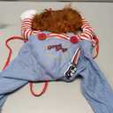 Pet Deadly Doll Dog Costumes, Funny Pets Cosplay Costume Halloween Dog Clothes Party Costume for Small Medium Large Dogs Large