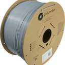 Polymaker ASA Filament 1.75mm Grey, 3kg ASA 3D Printing Filament, Heat & Weather Resistant - ASA 3D Printer Filament Perfect for Printing Outdoor Functional Parts