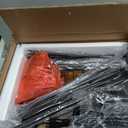 Furologee Kitchen Bakers Rack with Power Outlet, Microwave Oven Stand with Storage 4 Tiers, Coffee Bar Table with 6 S Hooks, Kitchen Storage Shelf Rack for Spices, Pots, Rustic Brown