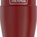 THERMOS Stainless King Vacuum-Insulated Travel Tumbler, 16 Ounce, Rustic Red (16 Ounces)