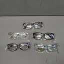 CCVOO Reading Glasses for Women/Men, Eyeglasses, Blue Light Readers for Women/Men, Computer Eye Glasses, Cheaters, +0.75, Pack of 5