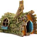 fazhongfa Fish Tank Decorations Betta House Hide Cave Aquarium Ornament Small and Medium Fish Accessories Fish Resin Toys Hideouts Aquarium Backgrounds