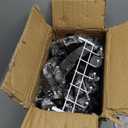 Wire Cube Storage Organizer, 12 Cubes Converted into 14 Cubes, Sturdy Metal Grids Storage Shelf Closet Shelving Units and Storage, Shelves for Bedroom LIvingroom Office (Black)