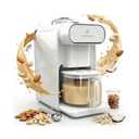 ChefWave Milkmade Soy Milk Maker – 6-in-1 Plant-Based Milk Machine for Almond, Oat, Soy, Cashew, Coconut & Macadamia – No Soaking, Auto-Clean, Delay Start, Glass Pitcher – White
