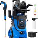 2025 Electric Pressure Washer 4500 PSI Max 3.2 GPM with RC Adjustable Pressure,4 Nozzles and 500ml Foam Cannon,Portable Power Washer for Cars,Patios, and Floor Cleaning.