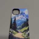 Case for iPhone 15 Plus, Hybrid 2-Layer Case, Shockproof Military-Grade Protection Durable Anti-Scratch Phone Case for Woman Man Boy Girl, Mountain Tree Landscape