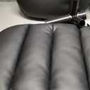 Cross Legged Office Chair, Ergonomic Cloud Criss Cross Desk Chair, Meditation Chair with Wheels, Height Adjustable Seat for ADHD, Wide Kneeling Chair with Back Support (Black)