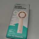 Aecooly Portable Handheld Turbo Fan [16H Max Cooling Time], 5 Speeds USB Rechargeable Mini Personal Battery Operated Small Pocket Cooling Fan GIfts for Women, Travel, Home, Office, Beach, Lash -Pink