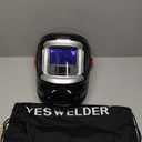 YESWELDER Flip-up Auto Darkening Welding Helmet with Large view, Digital Welding Lens, 1/1/1/1 True Color 4 Arc Sensor Wide Shade 4/5-9/9-13 Welder Mask for TIG, MIG, ARC, CUT and GRIND
