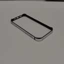 New Aluminum Frame Metal Bumper Frame Slim Hard Case Cover for iPhone15Pro MAX, Metal Frame with Soft Inner Bumper, Raised Edge Protection (Gray Titanium, for iPhone15 Pro Max)