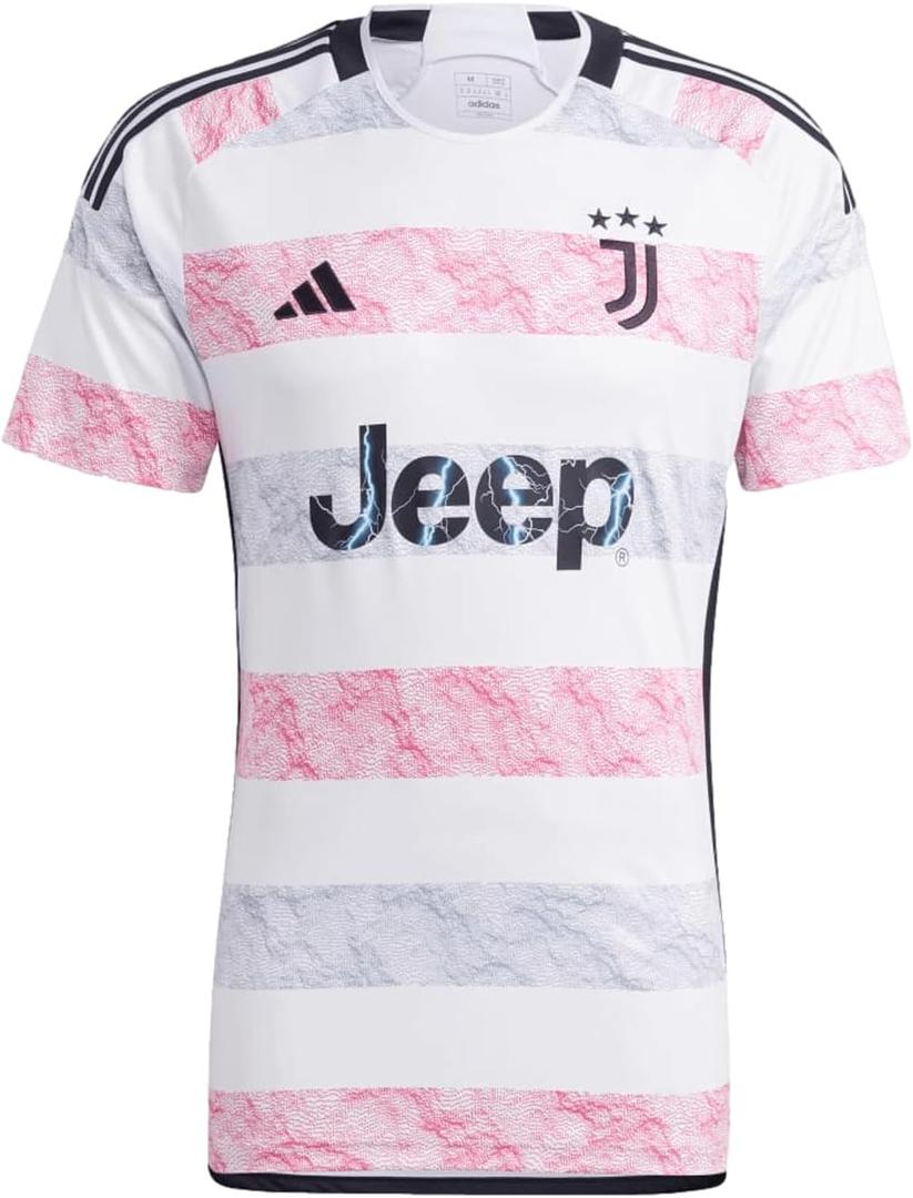 adidas Men's adidas Men's Soccer Juventus 23/24 Away Jersey (XX-Large, White)