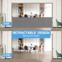 Veraste Retractable Baby Gate,Mesh Baby Extra Wide Gate,Extra Long Dog Gate,33" Tall,Large Extends up to 165" Wide,Child Safety Extra Large Gate for Doorways, Stairs, Indoor/OutdoorGrey,33"x165"