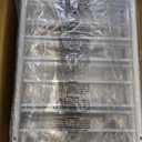 Honey-Can-Do Honey Can Do 12-Drawer Metal Rolling Storage Cart with Side Pockets CRT-09104 White