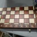 Beautiful Handcrafted Wooden Chess Set with Wooden Board and Handcrafted Chess Pieces -1-2 Players, Gift idea Products (21" (55 cm))