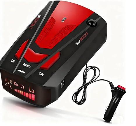 Radar Detectors for Car: Speed Radar Detector for City Road and Highway - Driving Aids with Mute Memory, Led Display, City/Highway Mode, Long Range Detection