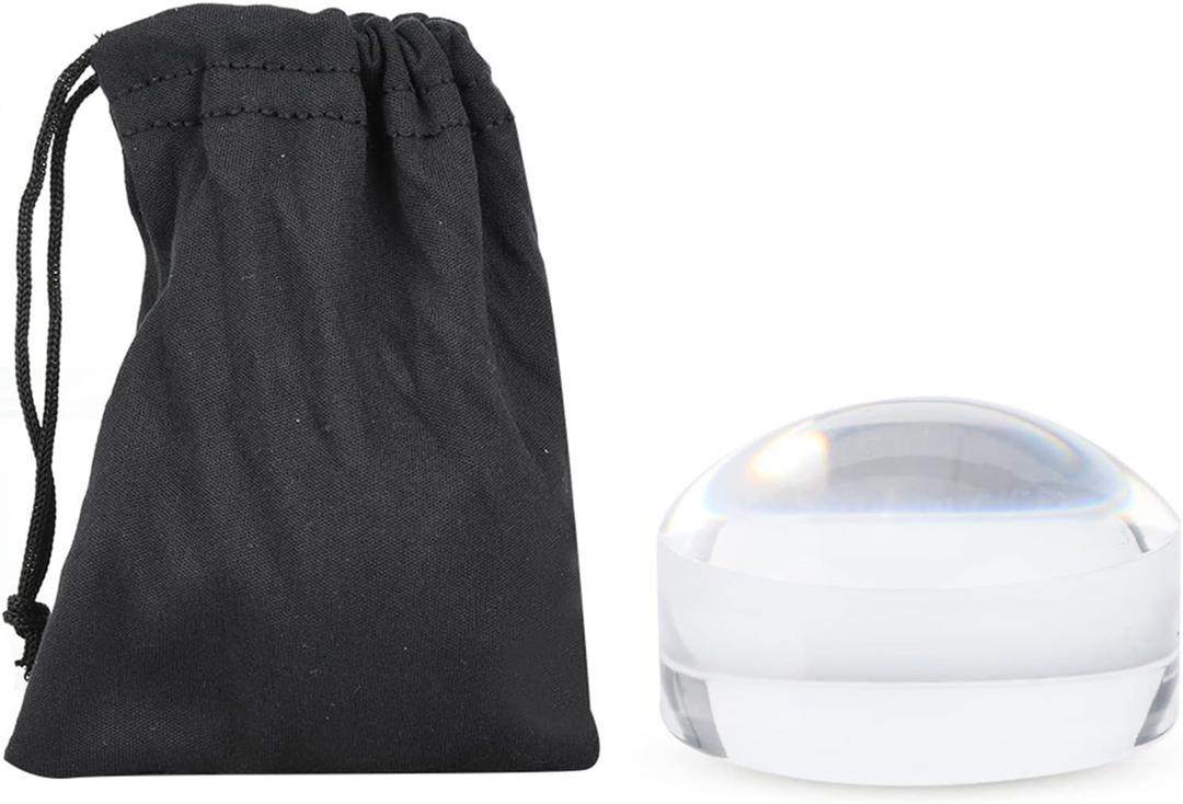 8X Optical Magnifier Dome, Portable Paper Reading Acrylic Magnifier Dome Hands Design, Optical Acrylic Magnifying Dome for Reading, Crafting, and Home Decor