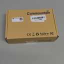 commountain Earpiece w/Mic Compatible with Motorola Walkie Talkies & Radios R2 CP100D CP185 CP200D CP200 CLS1410 CLS1110 BPR40 BPR40D RDU4100 RMU2040 and More, G Shape Earhook Headset, 2 Pin, 5 Pack