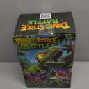 Realistic Dinosaur Moveable Shooting Toys, 2 Pack Launchers with Aiming, Roaring Dino Eyes & Belly Glow, LCD Score Record, Stocking Stuffers for Kids Toys Gifts for Boy Ages 3 4 5 6 7 8 9 10+ Year Old (Green)