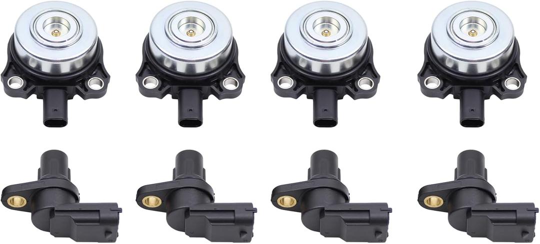 ApplianPar 4Pcs Camshaft Position Sensor and Adjuster Magnet Kit for CL550 CLK350 CLK550 CLS550 C230 C280 C300 C350 E350 E550 G550 GL450 GL550 GLK350 ML350 R350 S400 S550 SL550 SLK280 SLK300 SLK350