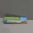 Lunchskins Ziptop Home Compostable & Resealable Freezer-Safe Food Storage Bags, Gallon Size, 30 Bags - Eco-Friendly, Made Without PFAS and BPAS