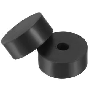 PATIKIL Vibration Isolation Washer 2" OD 0.5" ID 0.8" Thick, 8 Pack Rubber Round Anti Mechanical Damping Feet Pads, Black